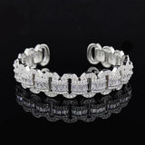 Arrival Oval Silver Hand Bracelet Bangle Women Christmas Gift