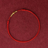 Four-leaf Clover Red Thread Charm Bracelet for Women Men