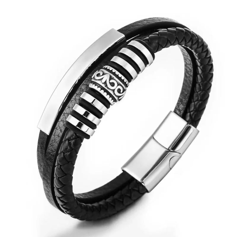 Retro Punk Wind Stainless Steel Men's Bracelet