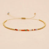Rainbow Crystal Friendship Bracelet for Women Girls