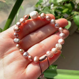 Baroque Pearl Charm Strand Freshwater Pearl Bracelet