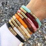 Vintage Acrylic Resin Bamboo Cuff Bangle