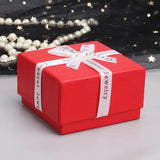 12pcs Bowknot Cardboard Jewelry Packaging Boxes With Sponge Inside