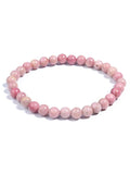 Rhodochrosite Ore Bead Bracelet for Women Yoga Meditation