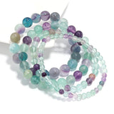 Crystal Fluorite Bracelet for Women Men Meditation Healing Reiki Jewelry