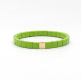 Bohemian Enamel Bracelet Rainbow Stacked Jewelry