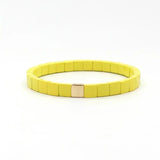 Bohemian Enamel Bracelet Rainbow Stacked Jewelry