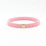 Bohemian Enamel Bracelet Rainbow Stacked Jewelry