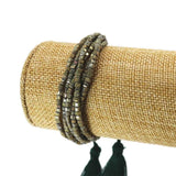 Colorful Crystal Beaded Bracelets For Women Handwork Bangles Charms Jewelry