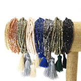 Colorful Crystal Beaded Bracelets For Women Handwork Bangles Charms Jewelry