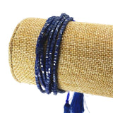 Colorful Crystal Beaded Bracelets For Women Handwork Bangles Charms Jewelry