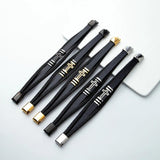 European American Style Cross Layered Leather Stainless Steel Men's Bracelet