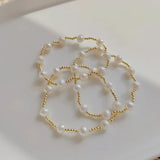 KKBEAD Natural Pearl Bracelet for Women Jewellery