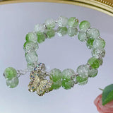 Ruifan Ice crack Glaze Crystal Beaded Bracelets YBR903