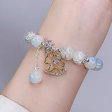 Ruifan Ice crack Glaze Crystal Beaded Bracelets YBR903