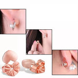 Heart Stud Back Lifters Earring Lifts Adjustable Ear Lobe Support