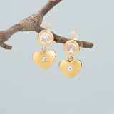 Handmade 316L Stainless Steel Zircon Charms 6pcs/lot