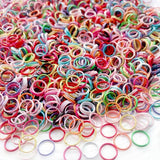 100-500pcs 10mm Metal Jump Rings Double Ring DIY Jewelry Connectors