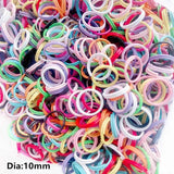 100-500pcs 10mm Metal Jump Rings Double Ring DIY Jewelry Connectors