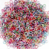 100-500pcs 10mm Metal Jump Rings Double Ring DIY Jewelry Connectors