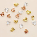 100 PCS Flower Pistil Metal Alloy Connectors Charm DIY Jewelry Findings