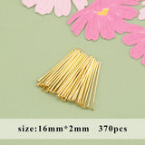 18K Plated Needle Jewelry Accessories 20g/Lot