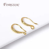 18K Plated Earwire Earring Hooks with Open Loop DIY Supplies