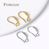 18K Plated Earwire Earring Hooks with Open Loop DIY Supplies