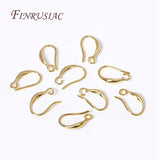 18K Plated Earwire Earring Hooks with Open Loop DIY Supplies