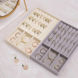 Velvet Jewelry Box Storage for Rings Earrings Necklace