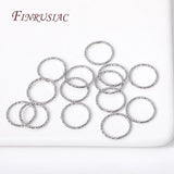 DIY Jewelry Making Supplies: Round Twist Closed Ring Connectors 6/8/10/12MM