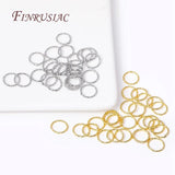 DIY Jewelry Making Supplies: Round Twist Closed Ring Connectors 6/8/10/12MM