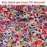 100/200/500pcs 8mm Candy Metal Jump Rings Split Double Ring DIY Necklace