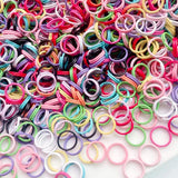 100/200/500pcs 8mm Candy Metal Jump Rings Split Double Ring DIY Necklace