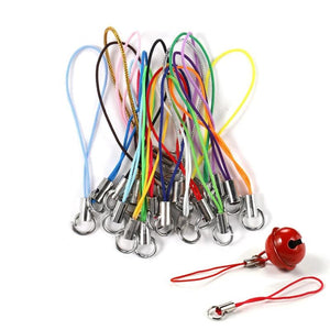 Colorful Lanyard Strap Cords Keychain Set Charms Pendant Jewelry Accessories
