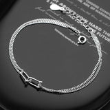 925 Sterling Silver Double-layer Bracelet for Women
