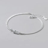 925 Sterling Silver Double-layer Bracelet for Women
