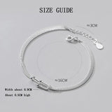 925 Sterling Silver Double-layer Bracelet for Women