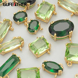 MC89 18k Plated Jewelry Accessories DIY Pendants 6pcs/lot