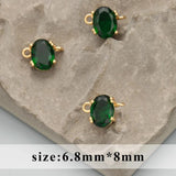 MC89 18k Plated Jewelry Accessories DIY Pendants 6pcs/lot