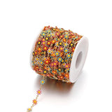 1 Meter Stainless Steel Enamel Daisy Chain for DIY Jewelry Making