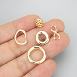18k Rhodium Plated Copper Charm Handmade DIY Pendants 10pcs/lot