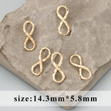 18k Rhodium Plated Copper Charm Handmade DIY Pendants 10pcs/lot