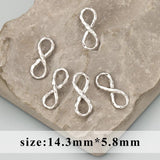 18k Rhodium Plated Copper Charm Handmade DIY Pendants 10pcs/lot