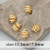 18k Rhodium Plated Copper Charm Handmade DIY Pendants 10pcs/lot