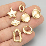 316L Stainless Steel Charms for Jewelry Making, 4pcs/lot