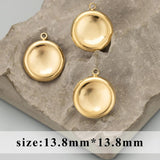 316L Stainless Steel Charms for Jewelry Making, 4pcs/lot