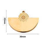 5pcs Bohemia Shell Charms for DIY Jewelry Making
