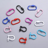 DIY Enamel Charms Carabiner Fastener Supplies