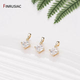 Zircon Rectangle Pendant, DIY Earrings Necklaces, Jewellery Making